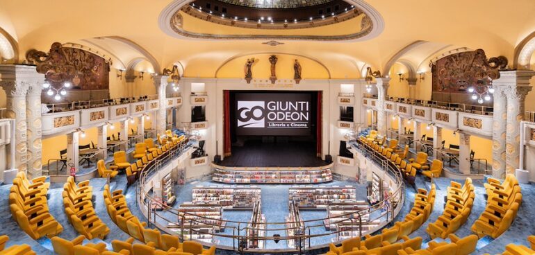 The historic Cinema Odeon in Florence becomes a bookstore
