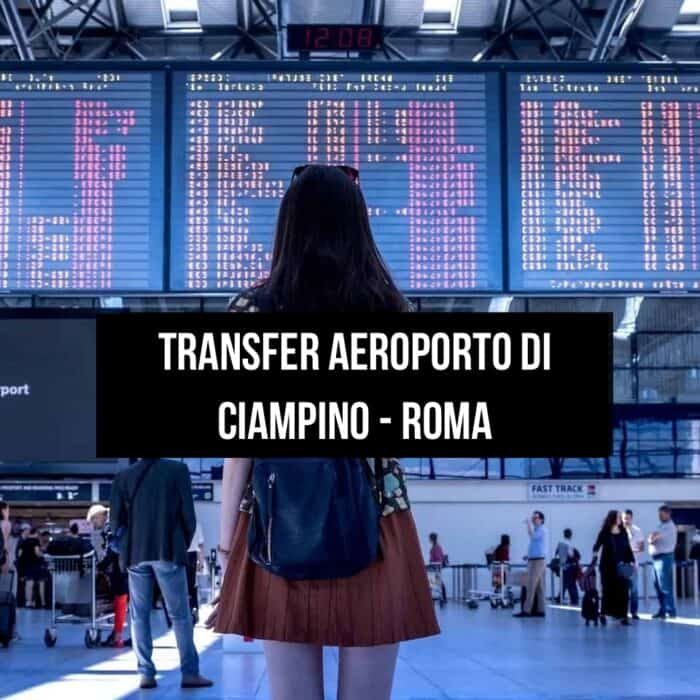 Transfer di lusso privato dall'aeroporto di Ciampino a Roma