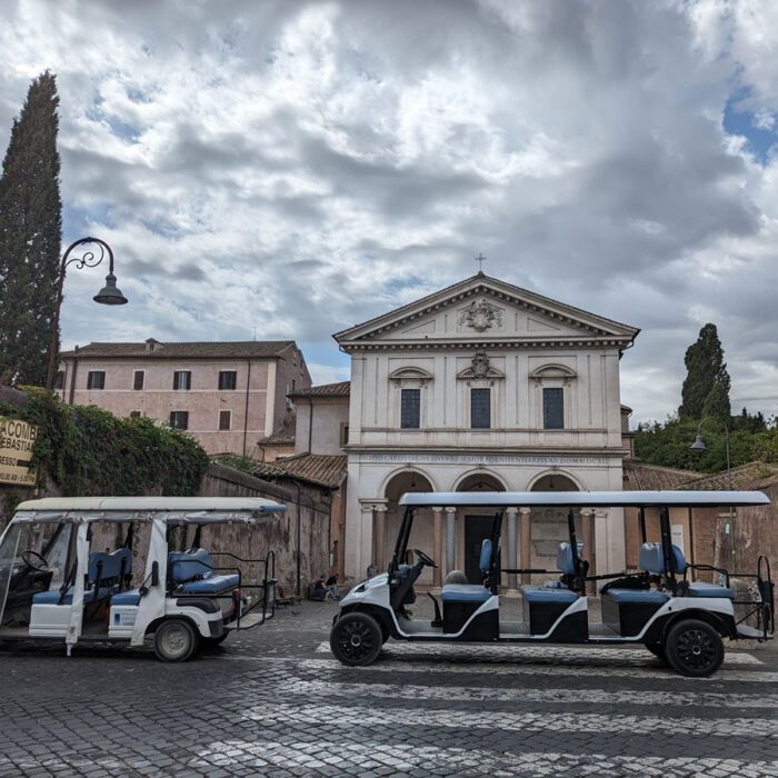 rome-catacombs-golf-cart