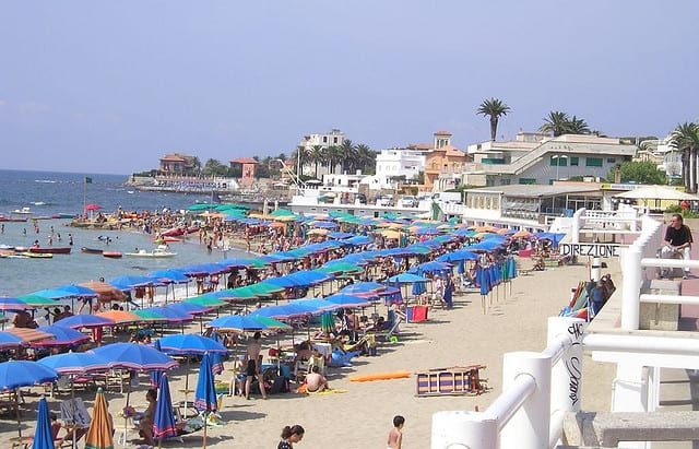 best beaches near rome: Santa Marinella