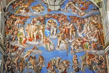 the last judgement by Michelangelo
