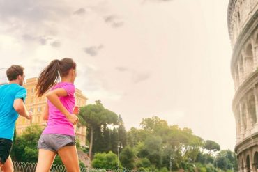 where to run in rome