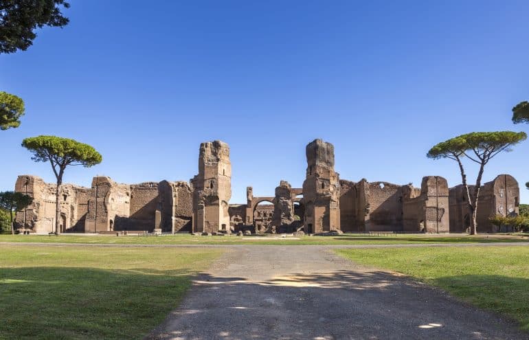 Terme di Caracalla with virtual reality