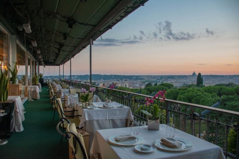 Restaurants with a view Rome