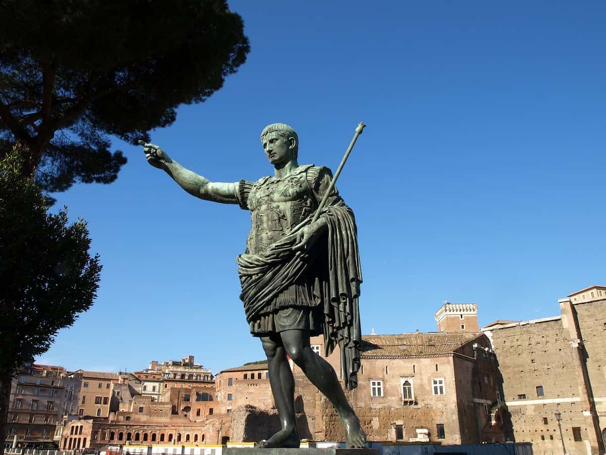 The Mausoleum of Augustus restoration in Rome