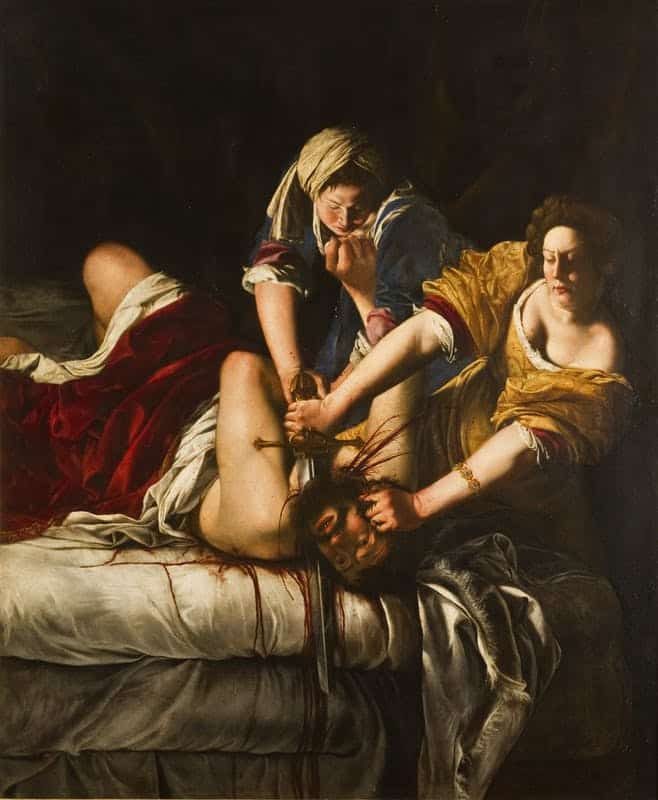 Judith Beheading Holofernes uffizi gallery florence