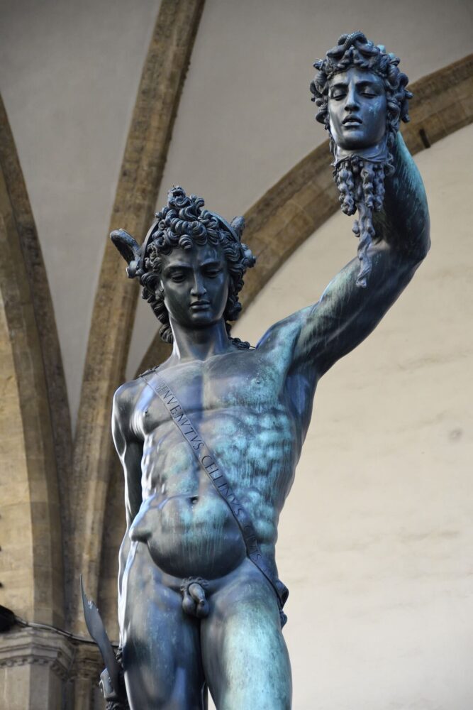 Perseus with the Head of Medusa piazza della signoria florence